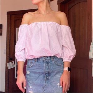 7FAMK off the shoulder blouse